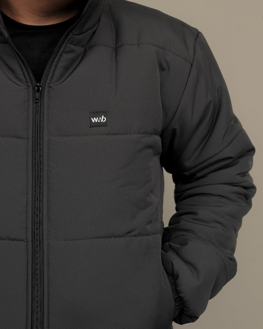 VERSA PUFFER JACKET GREY HEAVYWEIGHT