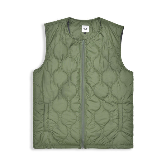 MIZO PUFFER VEST GREEN