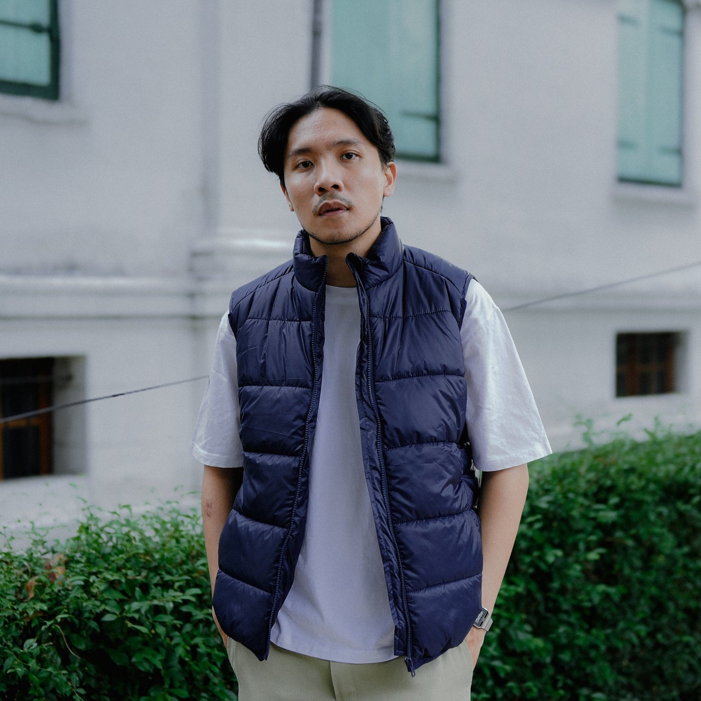 OSLO PUFFER VEST NAVY