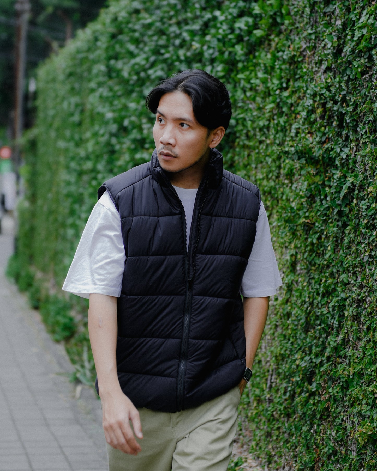 OSLO PUFFER VEST BLACK