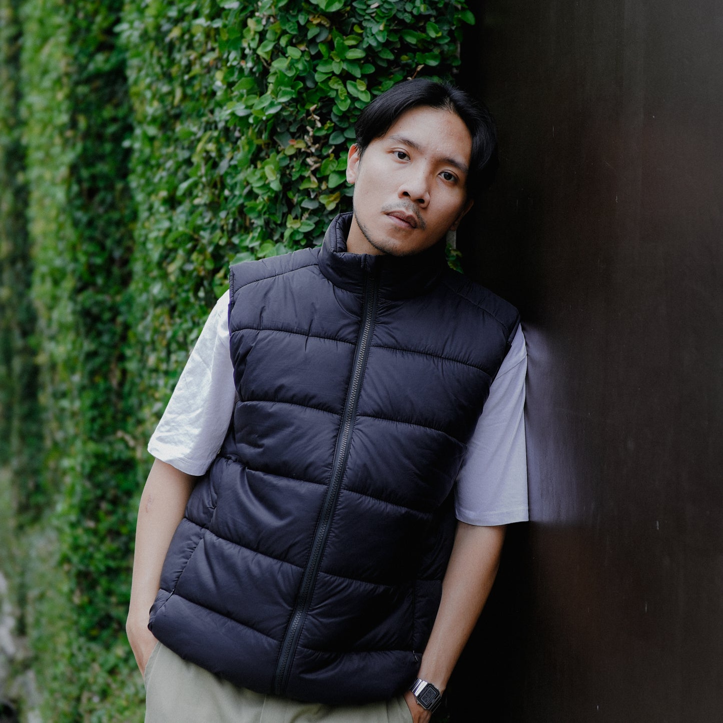 OSLO PUFFER VEST BLACK