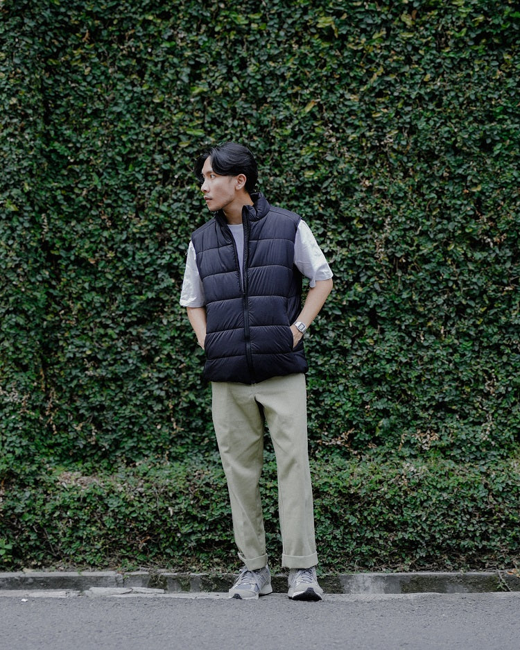 OSLO PUFFER VEST BLACK