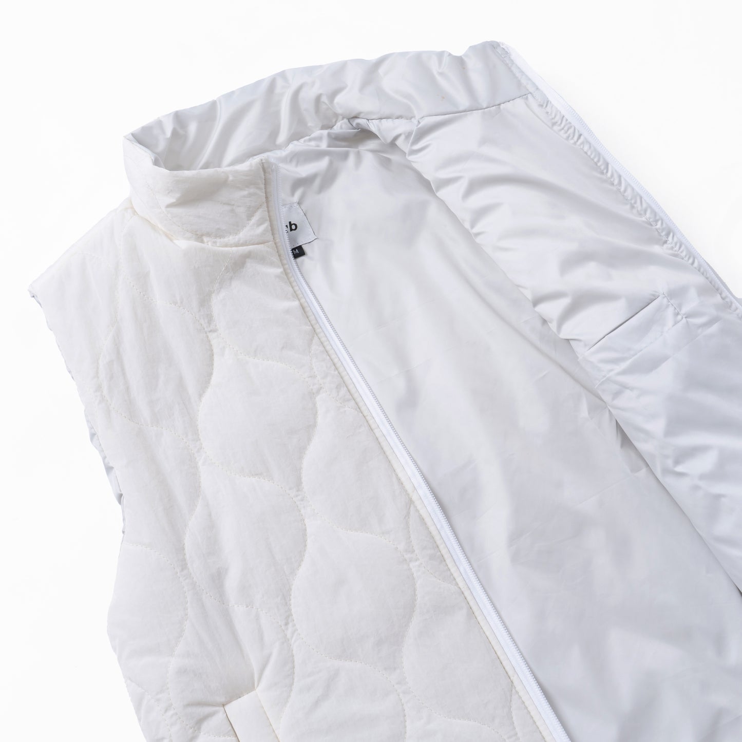 SAL PUFFER VEST IVORY