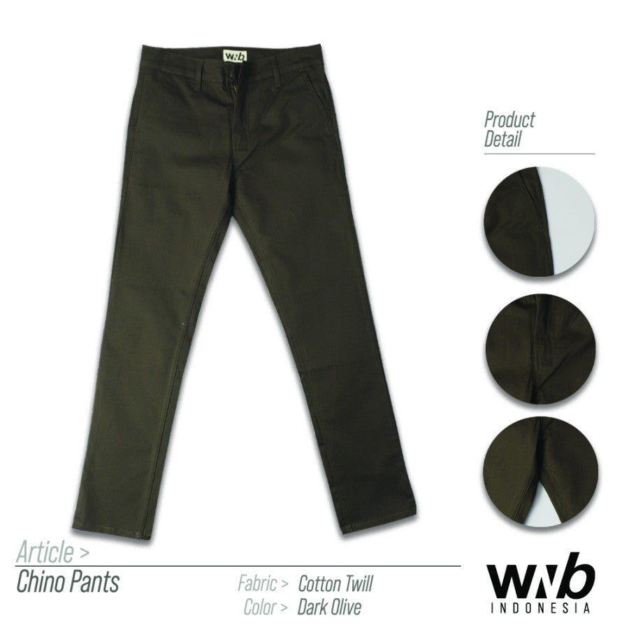 WNB CHINOS PANTS BROWN