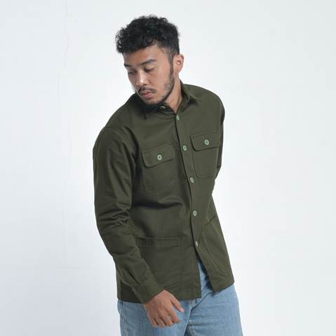 ALEX TWILL JACKET OLIVE GREEN